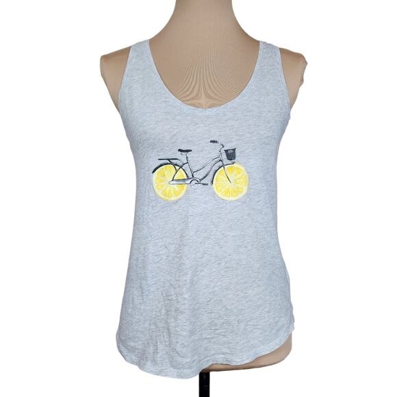 Old Navy XS Lemon Bícycle Tank Top - Picture 1 of 5